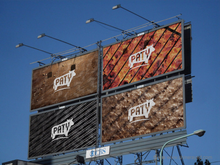 上海平面廣告設計公司-Paty 阿根廷新牛肉牛排品牌平面廣告創意設計11