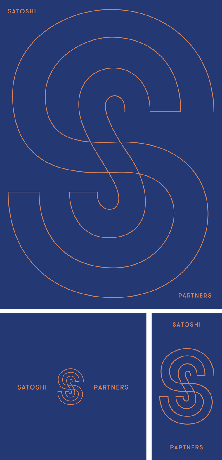 上海logo設計公司設計欣賞-Satoshi 商業咨詢顧問公司S字母logo設計2