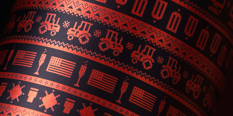 MULLING 圣誕節日裝慶祝風格葡萄酒酒包裝設計-尚略包裝設計公司3