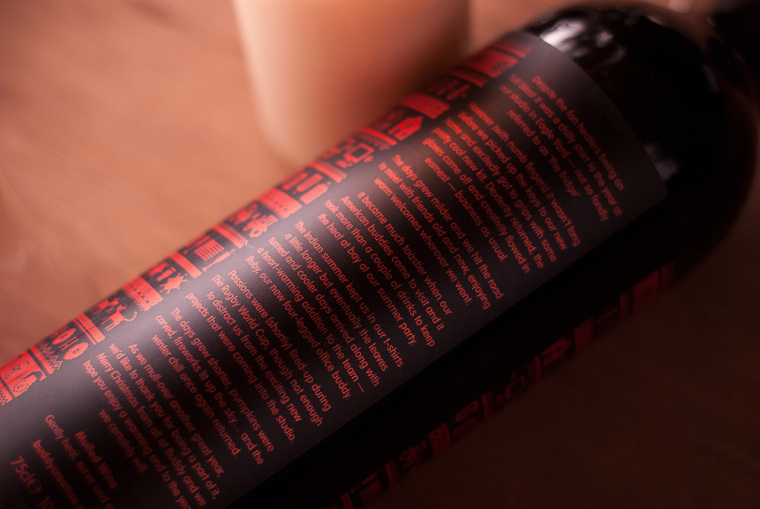 MULLING 圣誕節日裝慶祝風格葡萄酒酒包裝設計-尚略包裝設計公司4