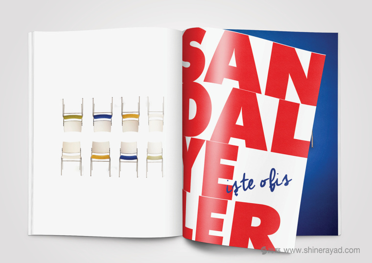 上海畫冊設計公司設計欣賞-OFISINE時尚辦公家居桌椅沙發品牌宣傳畫冊設計2