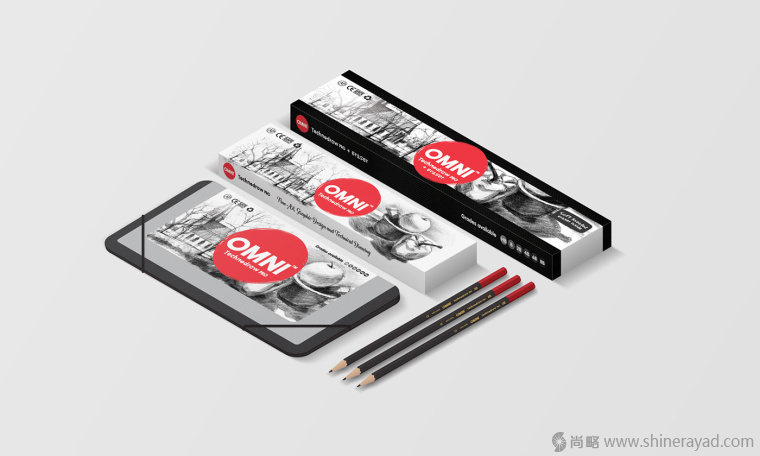 OMNI 水彩筆顏料筆繪畫工具文具盒子包裝設(shè)計(jì)-上海包裝設(shè)計(jì)公司4