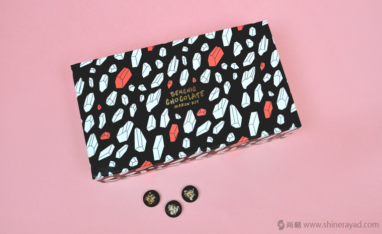 碎片幾何圖案風格 BenChic 巧克力包裝設計-上海包裝設計公司5