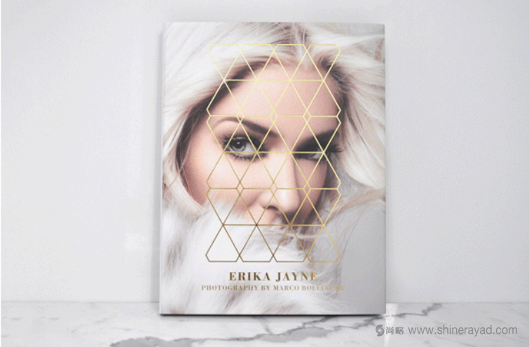 Erika Jayne 藝術(shù)攝影工作室燙金宣傳畫冊設(shè)計-上海畫冊設(shè)計公司佳作欣賞