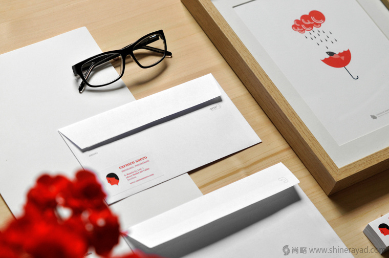 4.上海VI設計公司-Carmen Suero 心理健康咨詢機構品牌VI形象設計