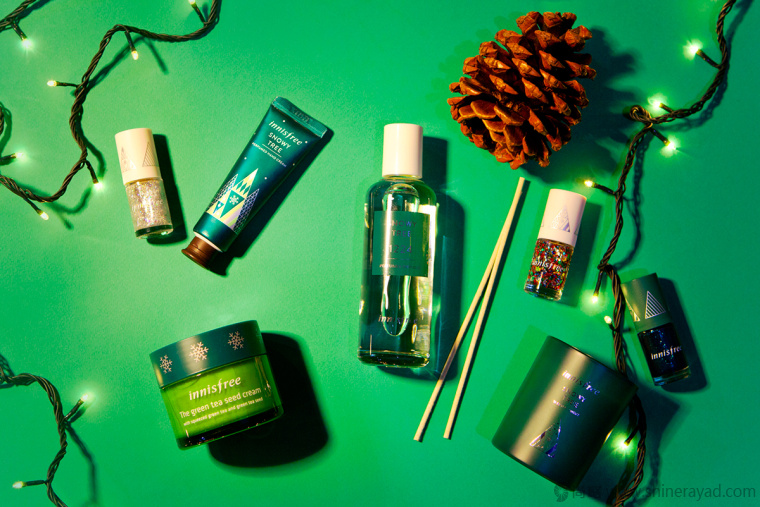 9上海包裝設計公司-韓國 Innisfree 女性化妝品護膚品品牌圣誕節日裝包裝設計