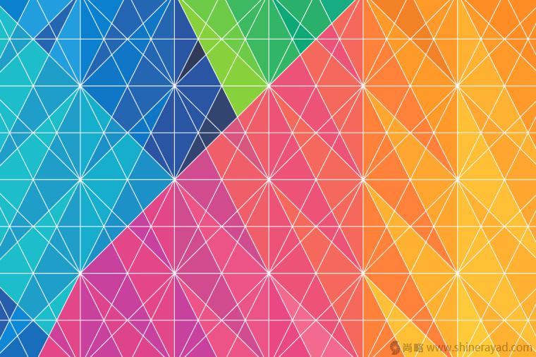 幾何圖形漸變色狐貍矢量插畫設計-上海插畫設計公司-上海品牌設計公司3