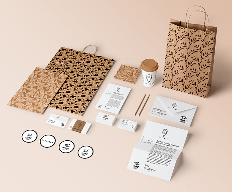 LunchBox 午餐盒子外賣快餐餐飲品牌VI形象設計-上海VI設計公司10