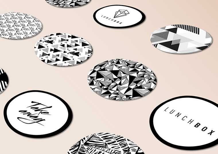 LunchBox 午餐盒子外賣快餐餐飲品牌VI形象設計-上海餐飲VI設計公司14