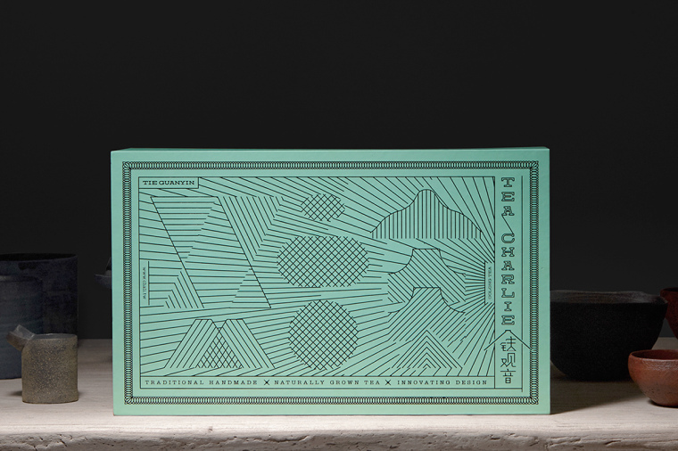 顏查理烏龍茶茶葉傳統正味鐵觀音禮盒裝包裝設計-上海包裝設計公司