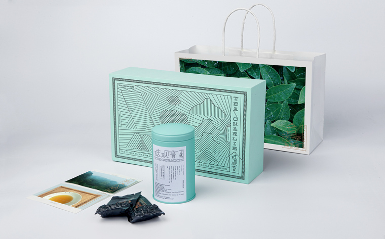 顏查理烏龍茶茶葉傳統正味鐵觀音禮盒裝包裝設計-上海包裝設計公司7