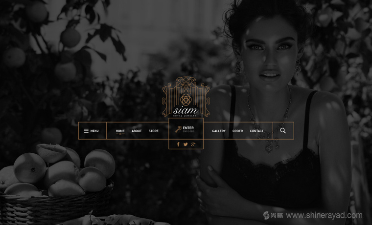 Siam 暹羅黃金珠寶首飾網站設計-上海品牌設計公司5