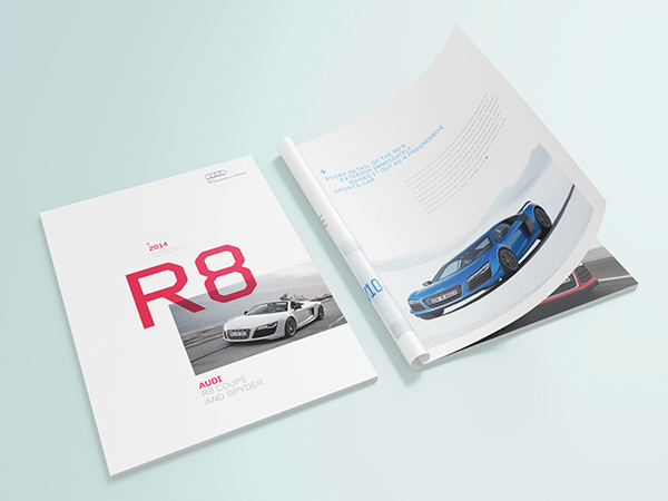 奧迪Audi R8 汽車畫冊設計-尚略廣告上海畫冊設計公司佳作推薦-整體風格設計2
