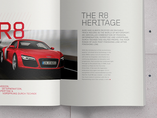 奧迪Audi R8 汽車畫冊設計-尚略廣告上海畫冊設計公司佳作推薦-畫冊內頁設計3