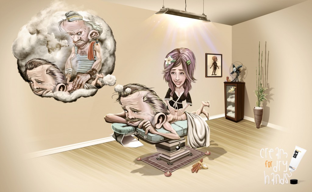 Dolce Milk 護手霜平面廣告創(chuàng)意設(shè)計-尚略上海廣告設(shè)計公司設(shè)計分享-老按摩師篇