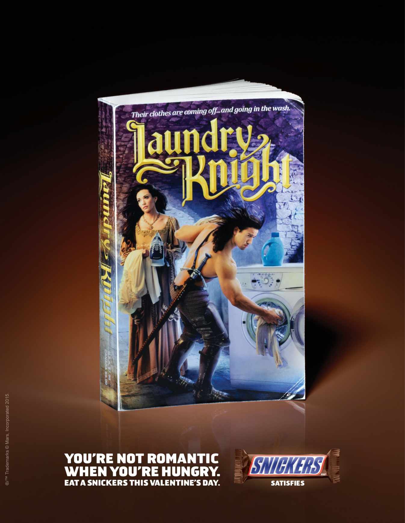 國外廣告欣賞——士力架浪漫篇平面廣告創意－騎士篇