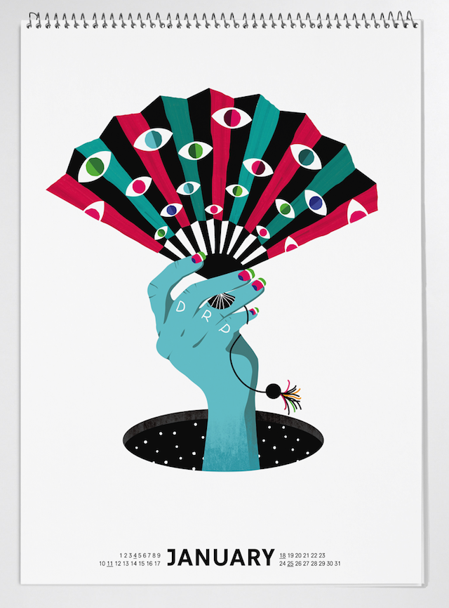 北歐斯堪尼亞藝術臺歷設計－上海平面設計公司分享2