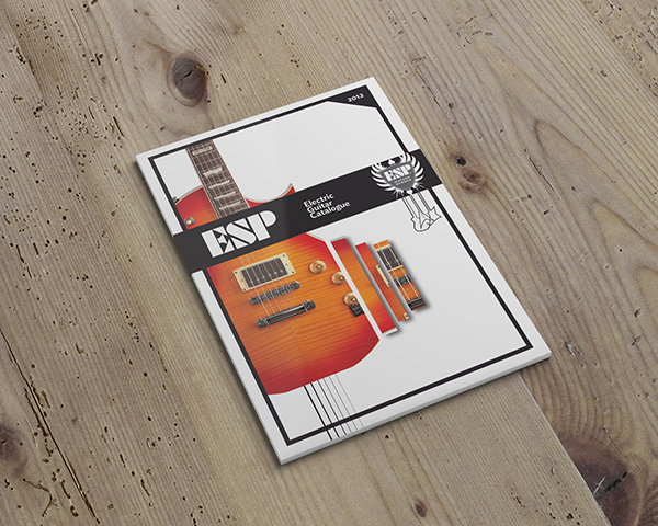 ESP吉他品牌畫冊設計欣賞－上海畫冊設計公司分享－畫冊封面設計