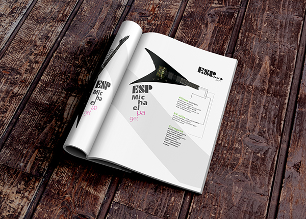 ESP吉他品牌畫冊設計欣賞－上海畫冊設計公司分享5