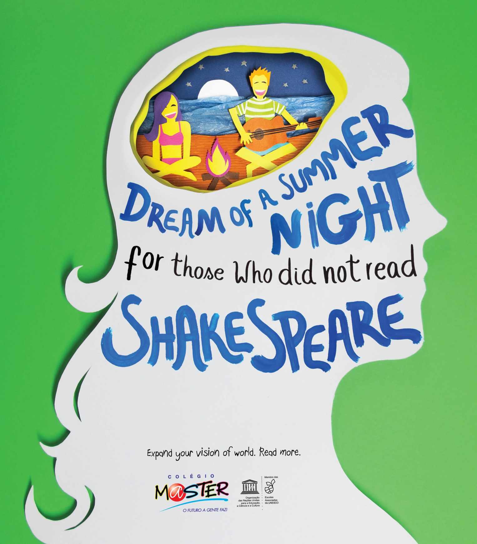 Master 大學學校夢想篇平面廣告創意設計－上海廣告設計公司國外廣告欣賞－莎士比亞篇