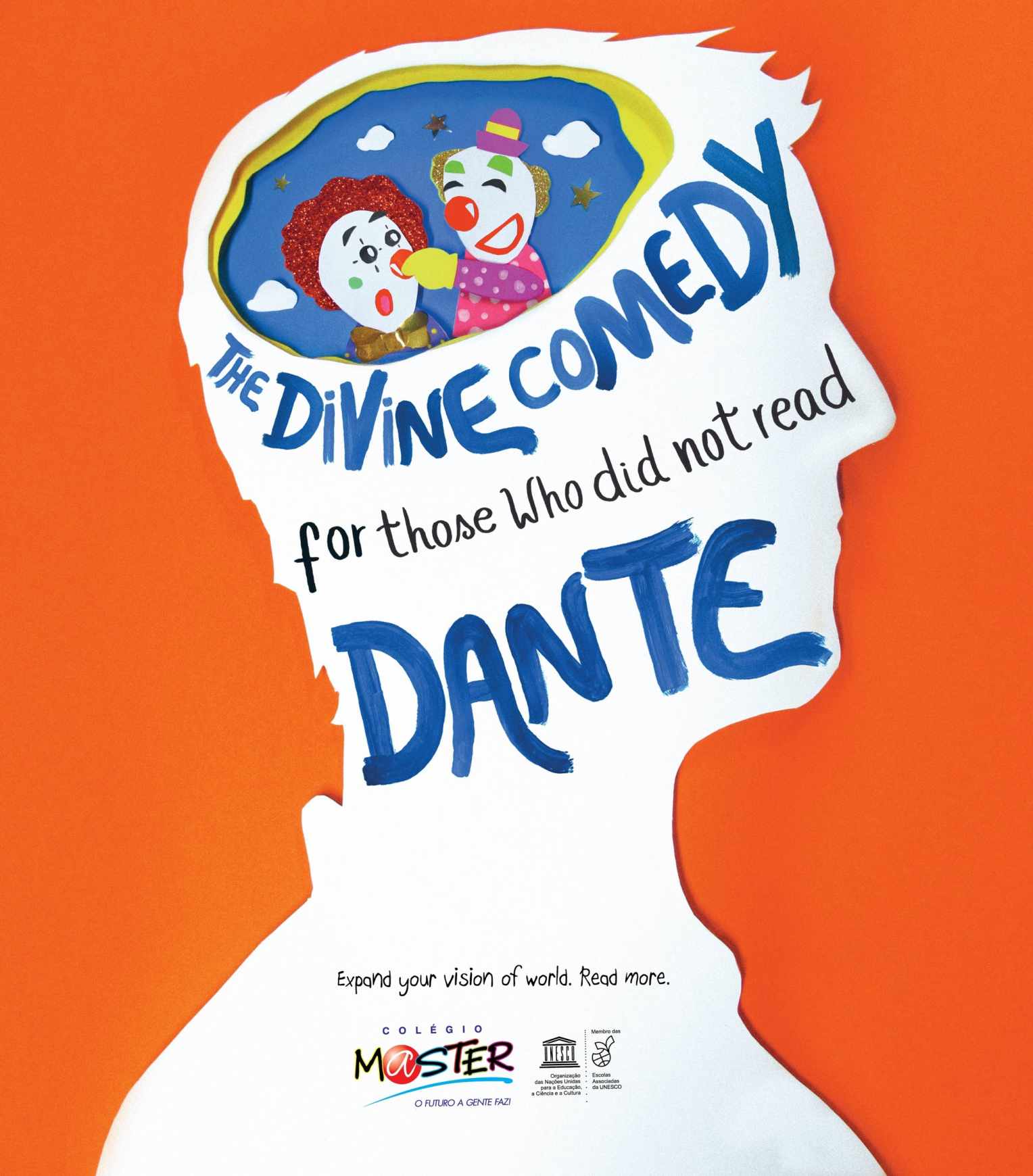 Master 大學學校夢想篇平面廣告創意設計－上海廣告設計公司國外廣告欣賞－但丁篇