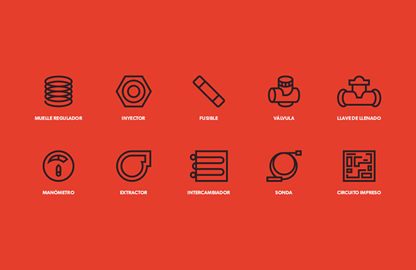 Boical鍋爐及機械配件品牌形象策劃設計2－標志iocn設計