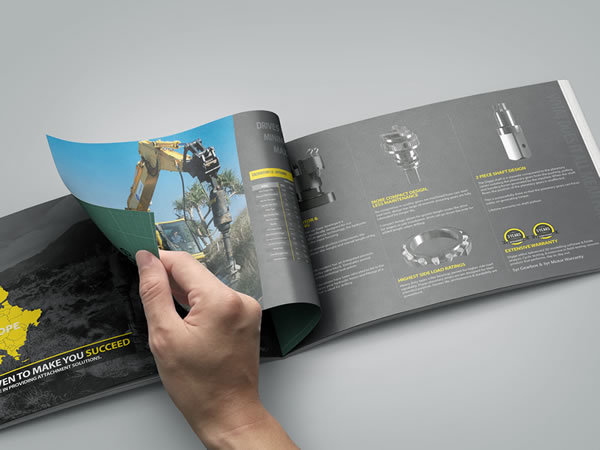 上海畫冊設計公司尚略分享：澳大利亞Digga工程機械宣傳冊設計5