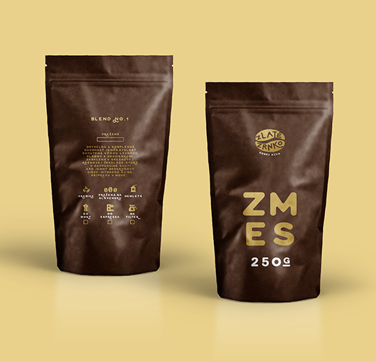 上海包裝設(shè)計(jì)公司分享Zlaté Zrnko烘培咖啡包裝設(shè)計(jì)7