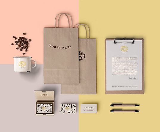上海包裝設(shè)計(jì)公司分享Zlaté Zrnko烘培咖啡品牌標(biāo)志設(shè)計(jì)VI設(shè)計(jì)1