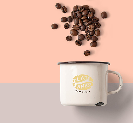 上海包裝設(shè)計(jì)公司分享Zlaté Zrnko烘培咖啡品牌標(biāo)志設(shè)計(jì)VI設(shè)計(jì)3