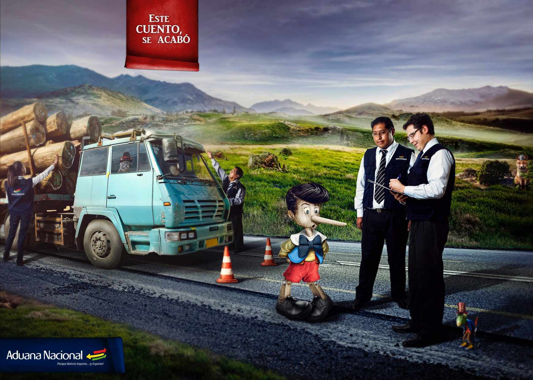 玻利維亞海關(guān)形象廣告創(chuàng)意設(shè)計-上海廣告設(shè)計公司國外廣告欣賞5