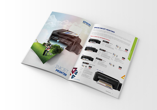 上海宣傳畫冊設(shè)計公司分享Epson 愛普生打印機產(chǎn)品宣傳畫冊設(shè)計2