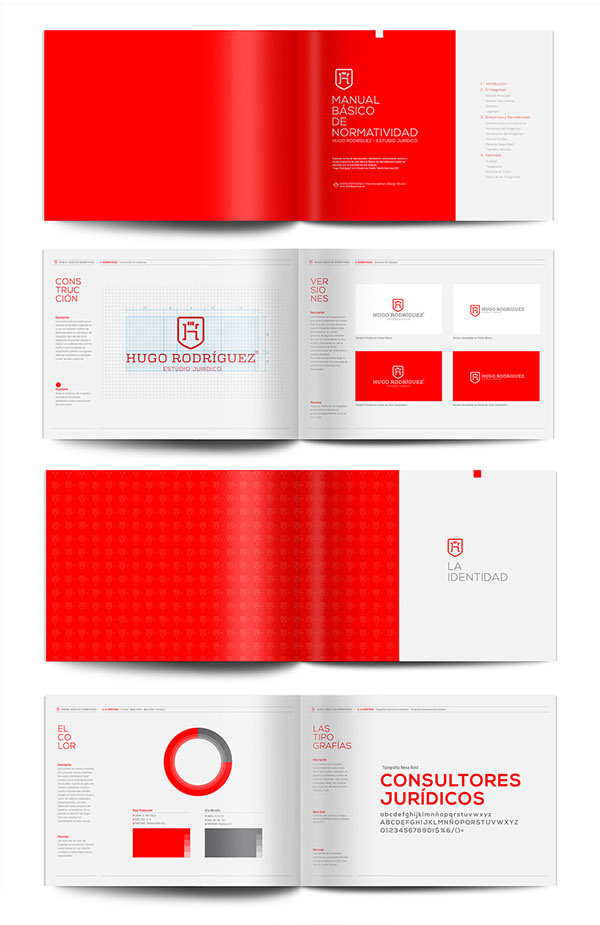 上海品牌策劃設計公司分享：Hugo律師事務所標志設計品牌形象設計14