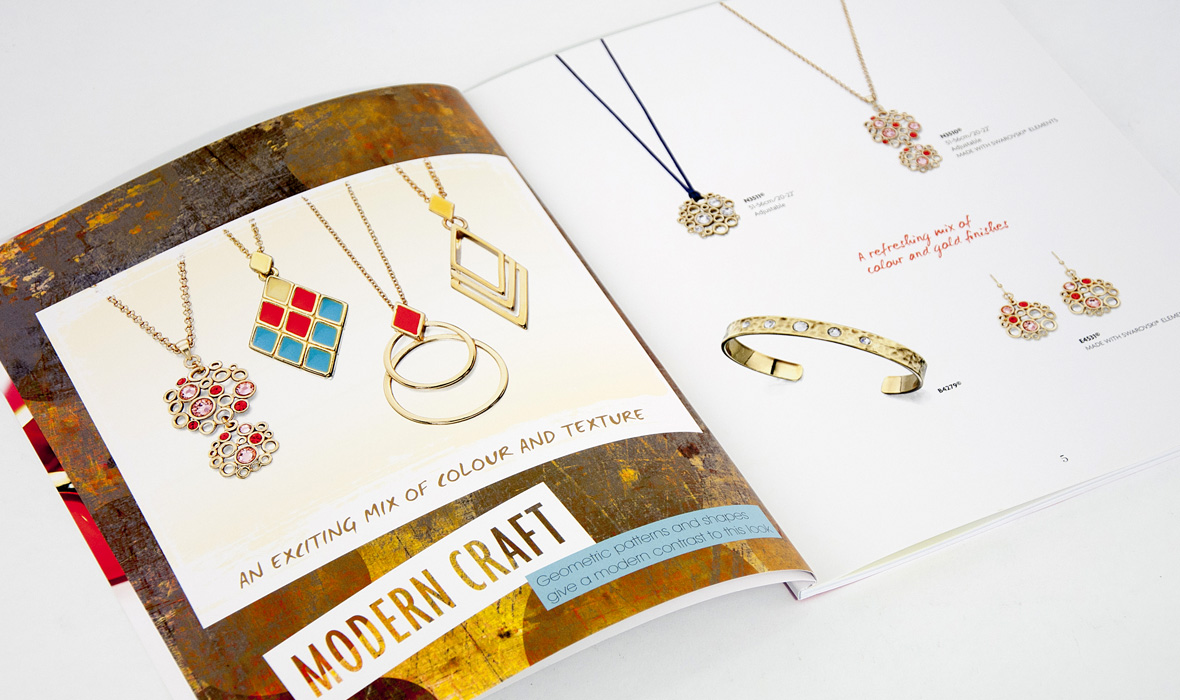 上海畫冊設計公司分享：Fiorelli 黃金珠寶首飾宣傳畫冊設計4