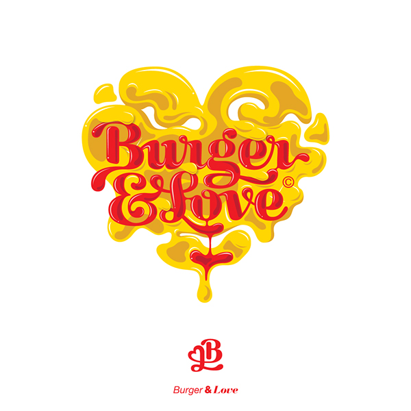 Burger&Love 漢堡快餐餐廳品牌形象設計14