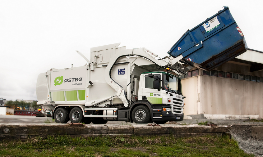 ?stb? 垃圾處理與循環利用公司標志設計品牌VI形象設計13-垃圾貨車VI設計