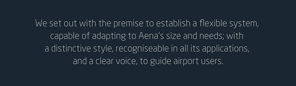 Aena 航空導航與客戶服務品牌識別設計導航圖標設計3