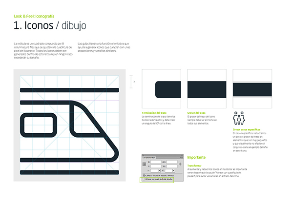 Aena 航空導航與客戶服務品牌識別設計導航圖標設計6