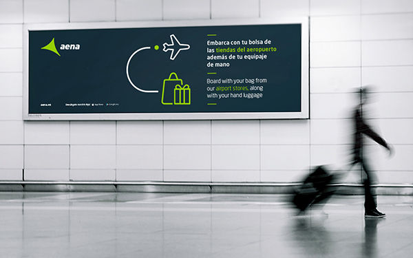 Aena 航空導航與客戶服務品牌識別設計導航圖標設計10