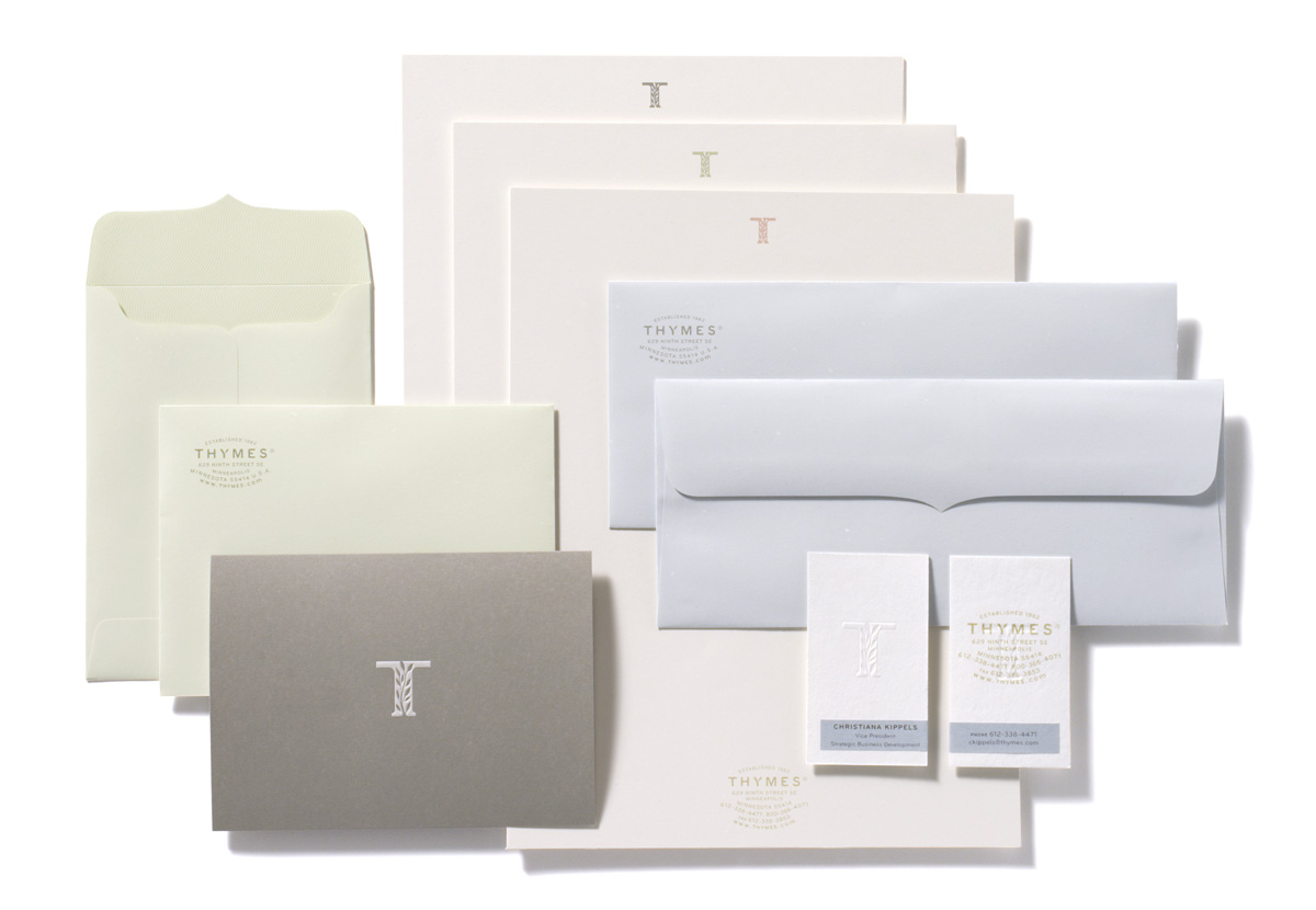 THYMES 化妝品品牌形象設計VI設計2