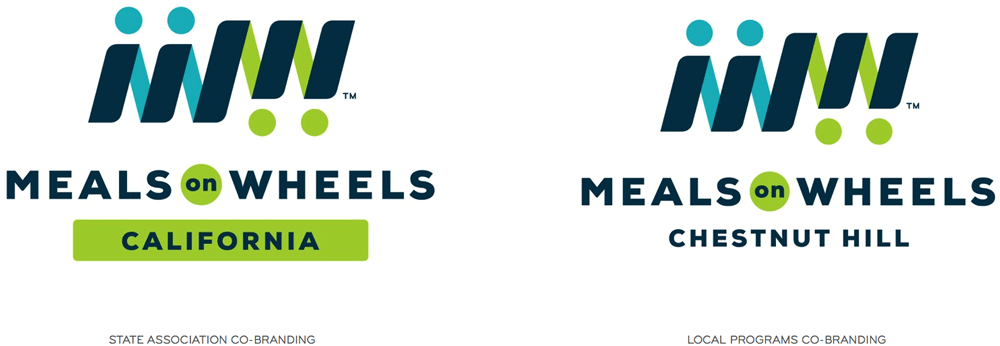 美國 Meals on Wheels 膳食協會標志設計VI設計2