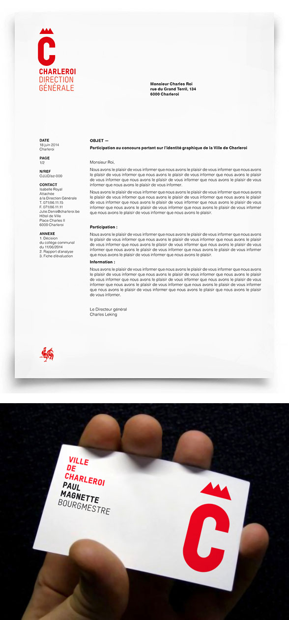 上海品牌策劃設計公司分享比利時Charleroi城市旅游品牌形象設計logo設計3-VI設計