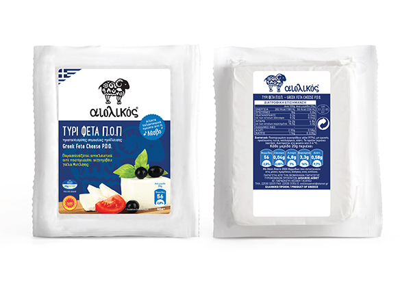 Aeolikos希臘羊乳酪乳制品產品包裝設計4