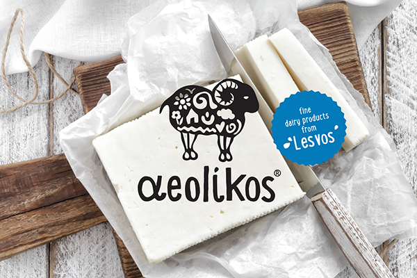 Aeolikos希臘羊乳酪乳制品品牌設計標志設計2