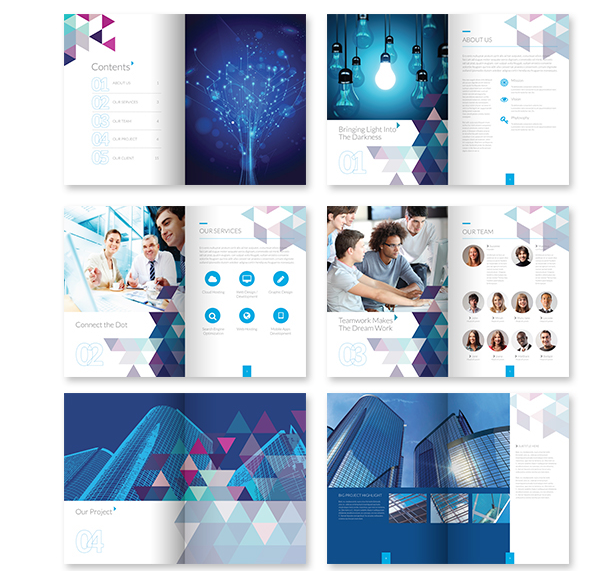 上海畫冊設計公司尚略分享：BANYU三角形元素畫冊設計版式7