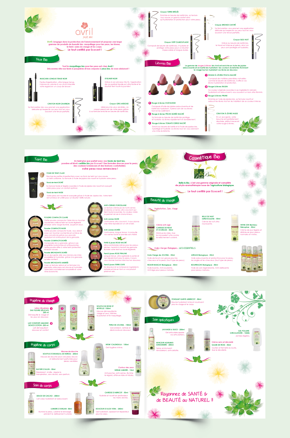 BioNaturel 化妝品宣傳畫冊設計-上海畫冊設計公司設計分享-內頁設計