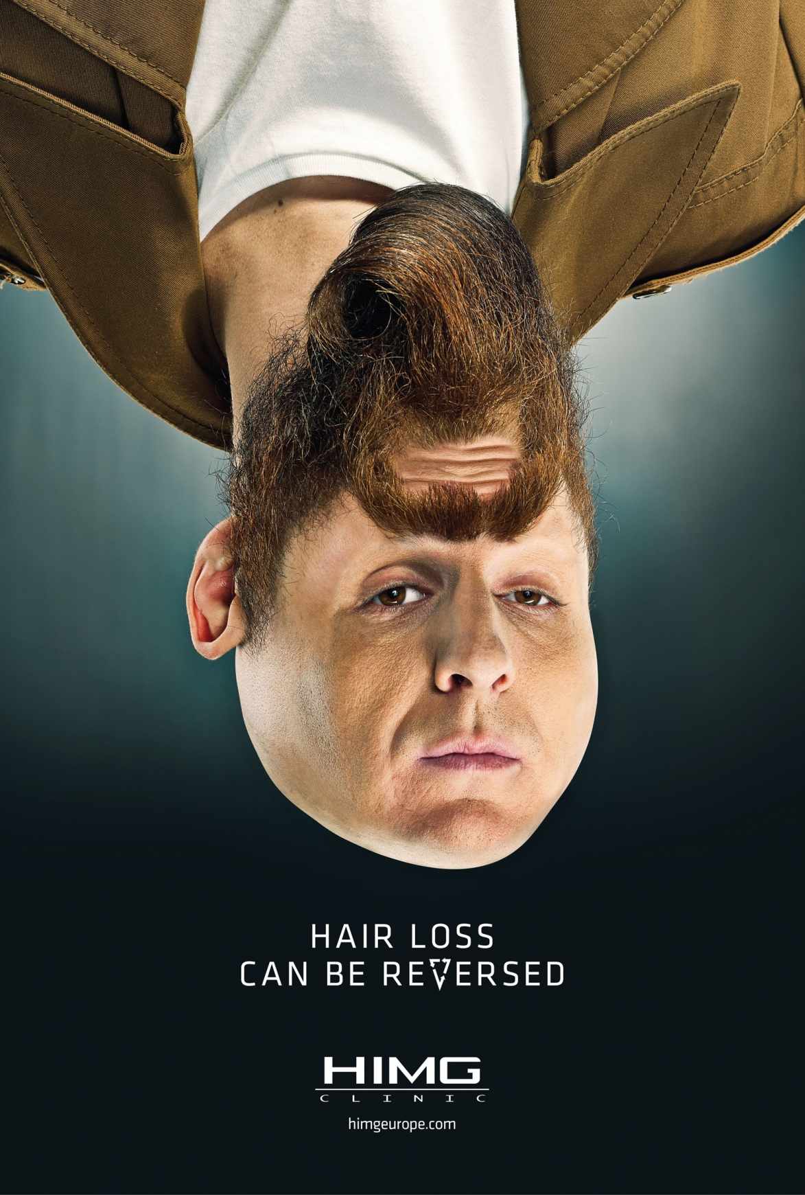 上海廣告設計公司分享HIMG頭發護理脫發再生平面廣告創意設計3