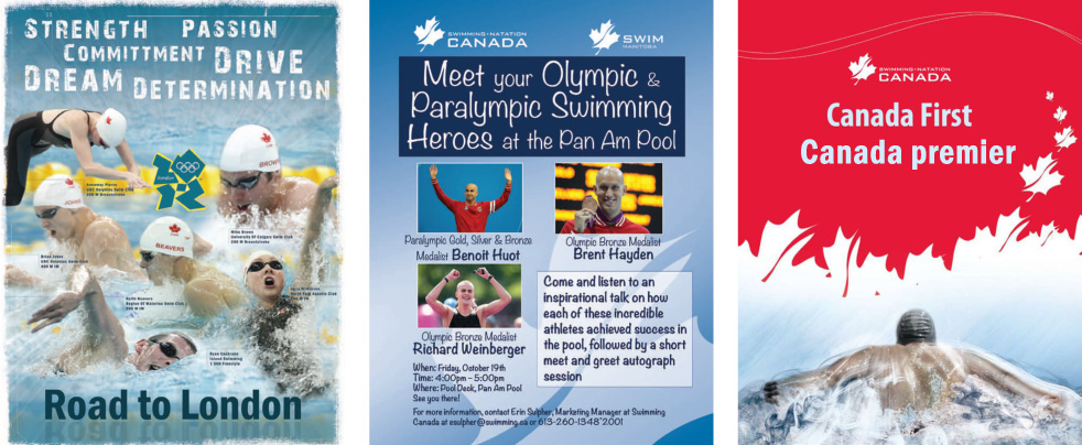 加拿大游泳協(xié)會標志設計品牌VI形象設計11