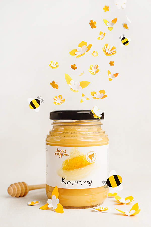 Paper honey 天然蜂蜜包裝設計海報設計5