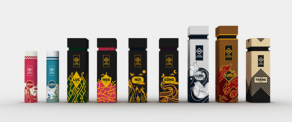 越南CHI?U涼席禮品裝標志與包裝設計4